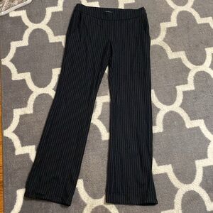 Sentimental New York Black Pinstripe Pants